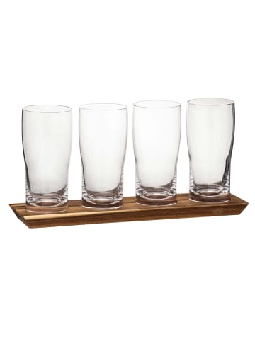 Ladelle 4-tlg. Bier Tasting-Set Tempa Harvey in Transparent – 430 ml in transparent