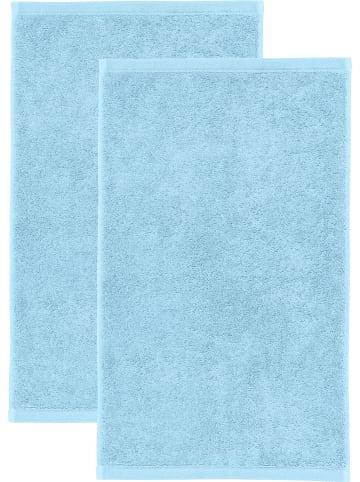 Erwin Müller Frottier Gästetuch 2er-Pack Heidenheim in bleu