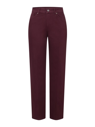 More & More moderne 5-Pocket Hose, Wide Leg in ruby orchid