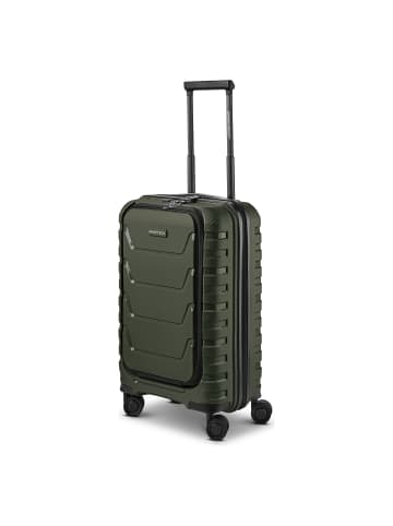 Smartbox Edition 01 4 Rollen Kabinentrolley 55 cm Laptopfach olive