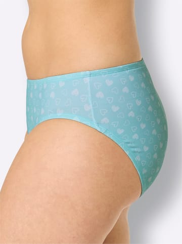 WITT WEIDEN Jazzpants in 2x mint-weiß-bedruckt + 1x mint