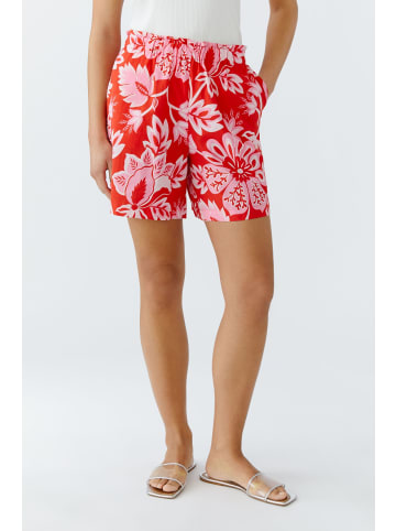 Oui Shorts in red rose