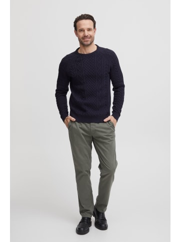 FQ1924 Strickpullover FQKyle raglan cable knit 21900574 in blau