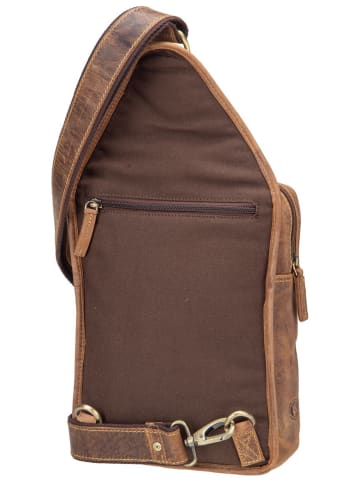 Greenburry Bodybag Vintage Crossbody in Sattelbraun