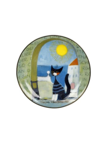 Goebel Miniteller " Rosina Wachtmeister - Il gatto e il mare " in Bunt