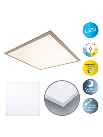 näve LED Panel-Deckenleuchte "NICO" in weiß - (L)59,5cm x (B)59,5cm x (H)6cm