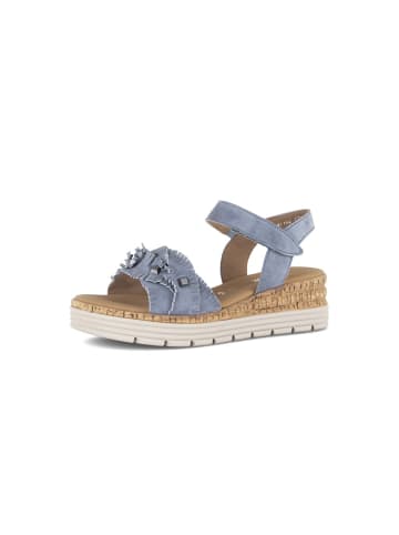 Gabor Plateau Sandalen für Damen in himmelblau