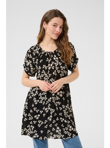 Kaffe Tunika KAamber Regular fit in Black/Chalk/Red Petit Fleur