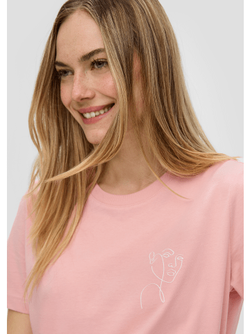 s.Oliver T-Shirt kurzarm in Pink