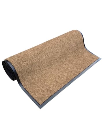 Hanse Home Waschbare Fußmatte Wash & Clean caramel