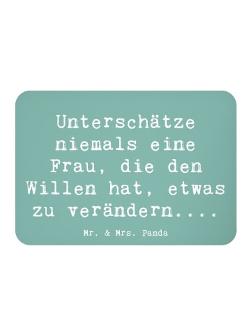 Mr. & Mrs. Panda magnet Spruch Hoffnung Veränderung mit Spruch in Meeresbrise