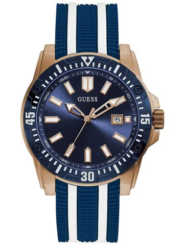 Guess Quarzuhr Skipper Blau in blau