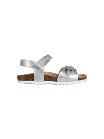 Geox Adriel Flache Klettsandale Kind Grau