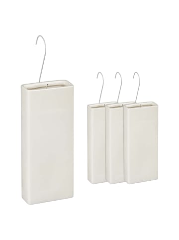 relaxdays 4 x Luftbefeuchter Heizung in Creme - 400ml