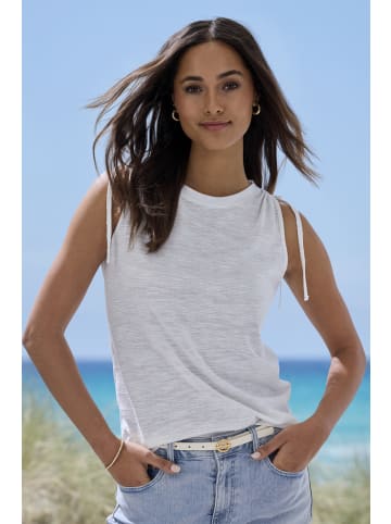 Vivance by Lascana Tanktop in lime, weiß