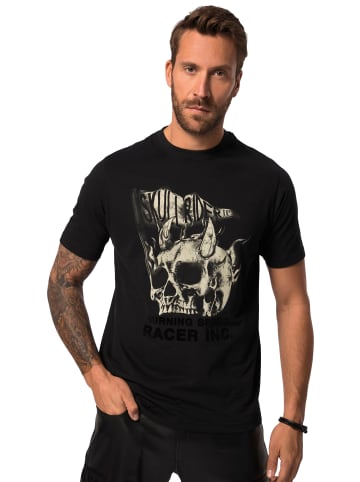 JP1880 Kurzarm T-Shirt in schwarz