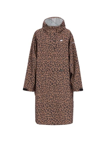 Schmuddelwedda Women Coat in dark beige black leo