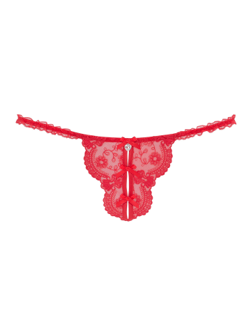PETITE FLEUR GOLD String-Ouvert in rot