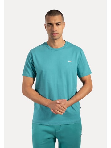 SMILODOX T-Shirt Ilyas in Petrol