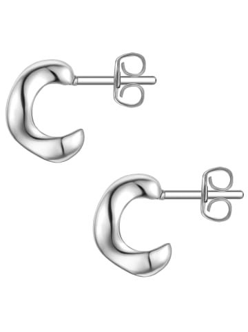 Yokoamii Creolen aus Messing in silber