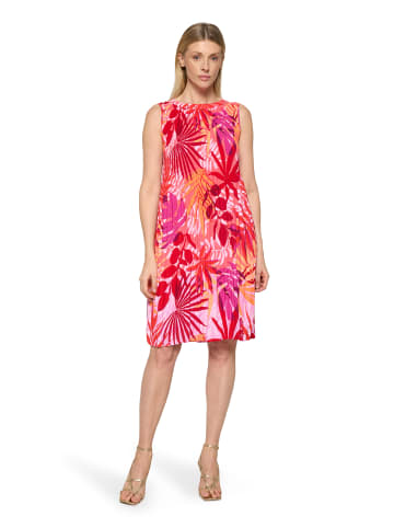 Betty Barclay Plisseekleid ohne Arm in Red/Pink