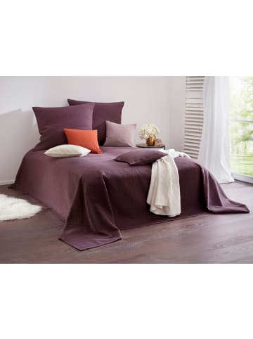 Heine Tagesdecke in aubergine