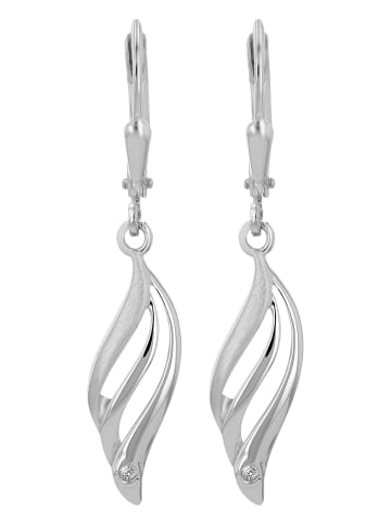 Adeliás Damen Ohrringe – Ohrhänger aus 925 Silber in silber