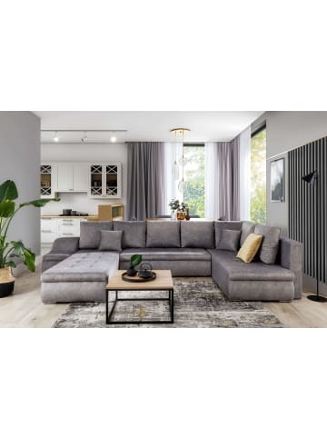 MF Design Gio Recamiere Links in Grau -  (L) 190 x (B) 351 x (H) 82 cm