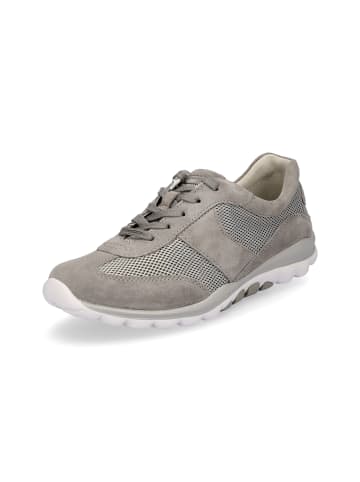Gabor Comfort Sneaker in grau metallic