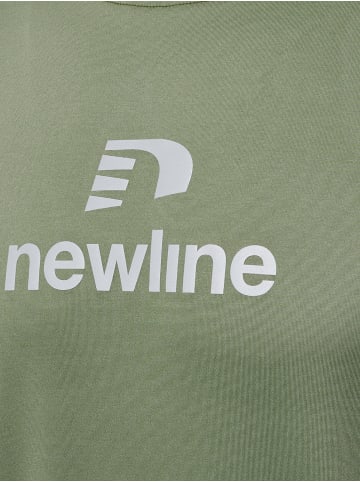 Newline Newline T-Shirt Nwlbeat Laufen Herren Leichte Design in DEEP LICHEN GREEN