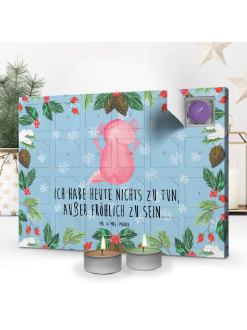 Mr. & Mrs. Panda Duftkerzen Adventskalender Axolotl Hurra mit Sp... in Eisblau