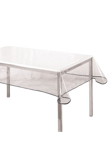 Douceur d’Intérieur Rechteckige transparente Tischdecke GARDEN B in Transparent, 140 x 0,1 x 240 cm