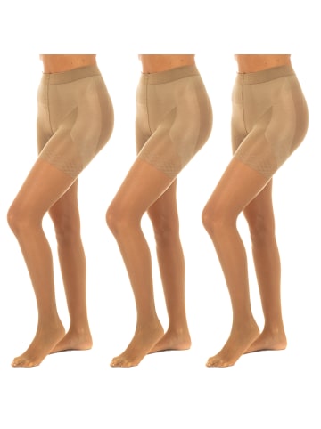 Jolie Folie 3er-Set: Strumpfhose in Beige