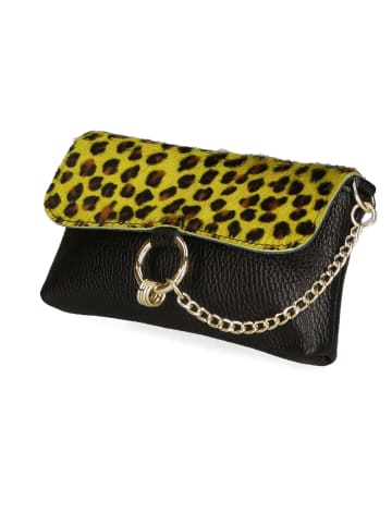faina Handtasche in Gepardengelb