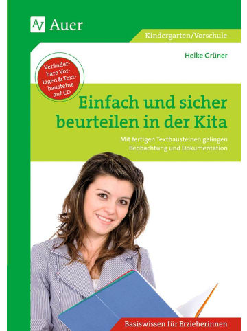 Auer Verlag Einfach und sicher beurteilen in der Kita | Mit fertigen Textbausteinen...