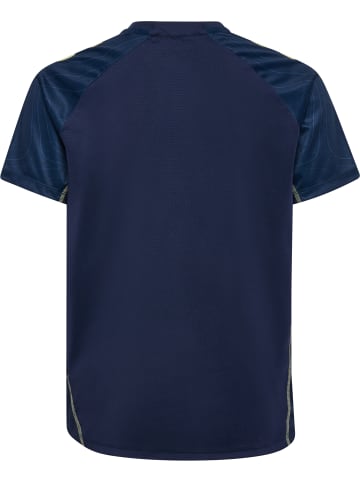 Hummel T-Shirt Hmlblaze Kinder in MARINE/SHADOW LIME