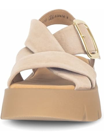 Gabor Plateau Sandalen für Damen in sand