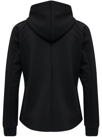 Hummel Reißverschluss Kapuzenpullover Raglanärmel Hmlessi Multisport Damen in BLACK