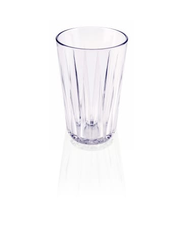 APS Trinkbecher 6er Set 300 ml "CRYSTAL" in Transparent Ø 8 cm, H: 12,5 cm 