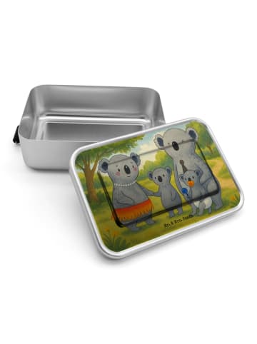 Mr. & Mrs. Panda Brotdose Koala Familie Design ohne Spruch in Weiß