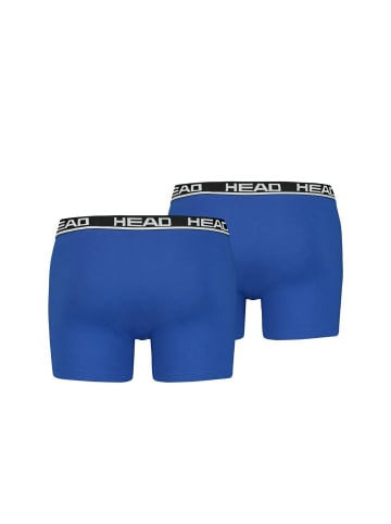 HEAD Boxershort 2er Pack in Blau/Schwarz