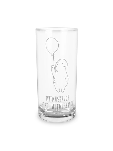 Mr. & Mrs. Panda Blümchentailglas Schildkröte Luftballon mit Spruch in Transparent