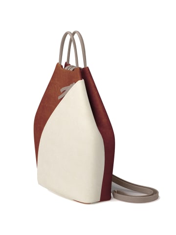 Kmisso Rucksack in Beige/Brown
