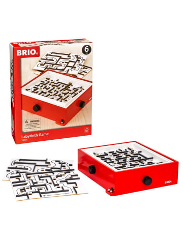 Brio Aktionsspiel BRIO Games - Labyrinth mit Übungsplatten, rot Ab 6 Jahre in bunt