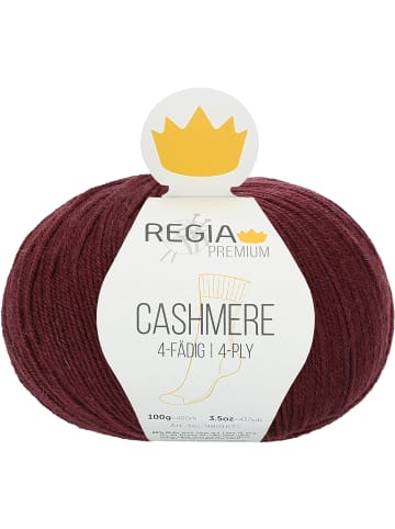 Regia Handstrickgarne Premium Cashmere, 100g in Wine red