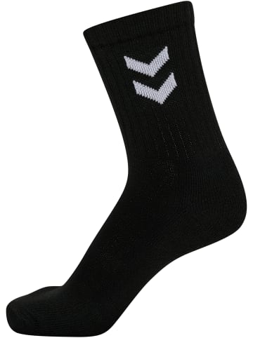 Hummel Crew Socken 6-Pack Basic Erwachsene in BLACK