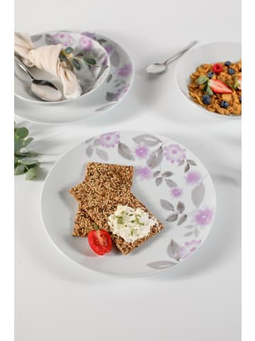 Mäser Tellerset, Porzellan Sono in Weiß