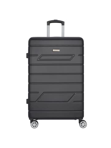 Nowi Bergamo 4 Rollen Trolley 75 cm schwarz