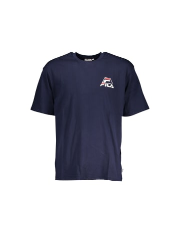 Fila Blau Baumwolle Herren T-Shirt