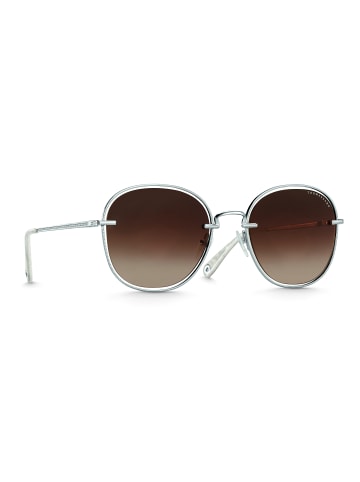 Thomas Sabo Sonnenbrille Mia Quadratisch Braun in silber,weiß